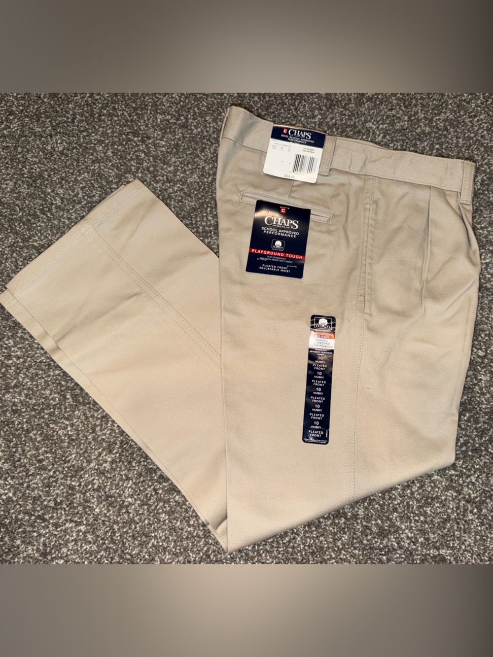 Chaps Men's Chino Pants in Light Khaki